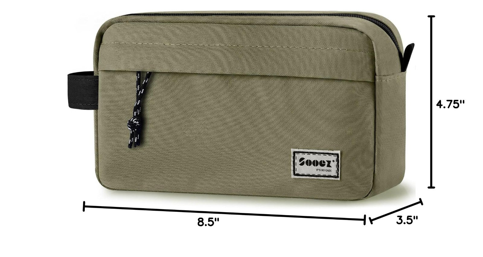 Large Capacity Pencil Case Organizer   Canvas Pouch with Compartments, Easy Grip2