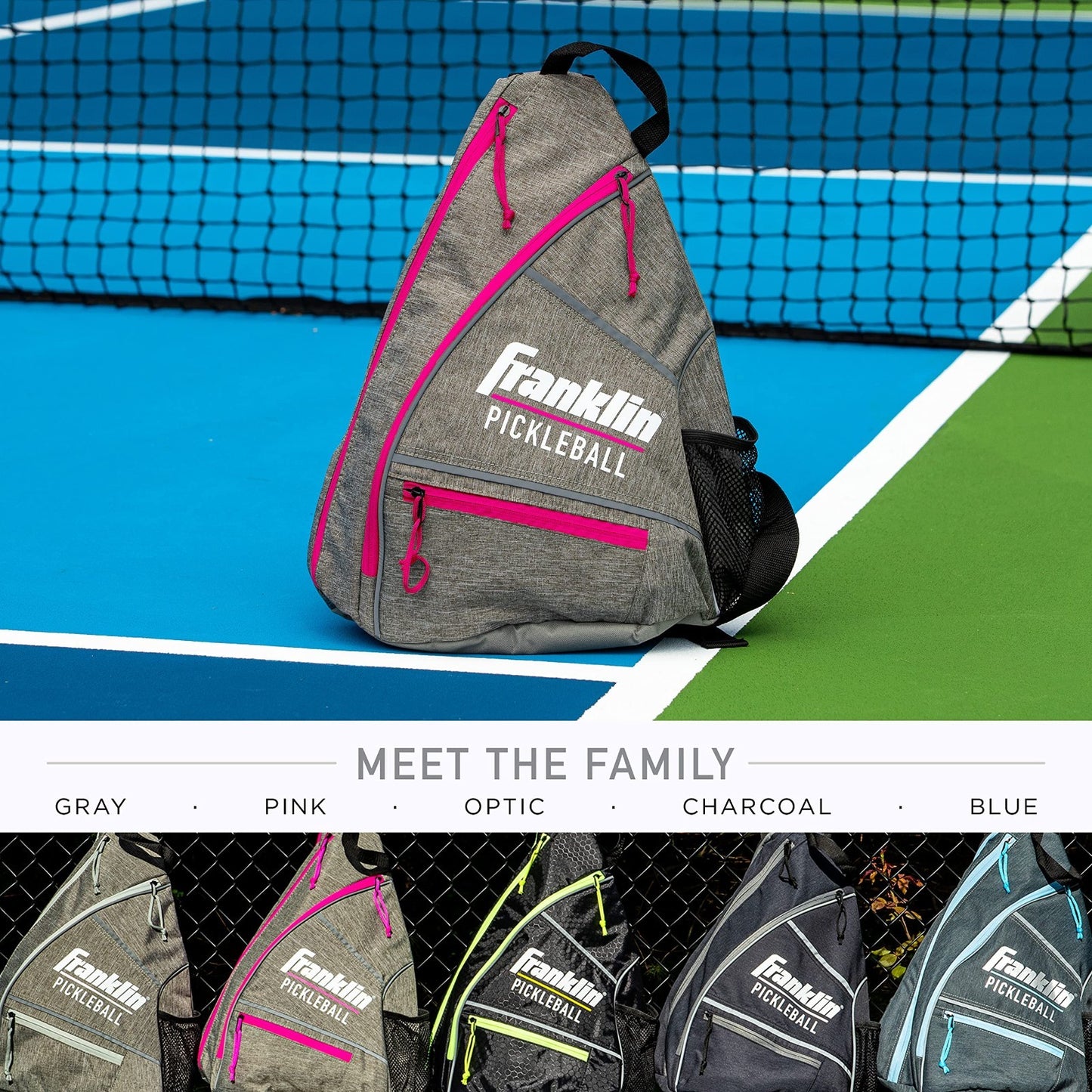 Pickleball Sling Bag Backpack - Lightweight, Durable, Adjustable Straps, Storage4