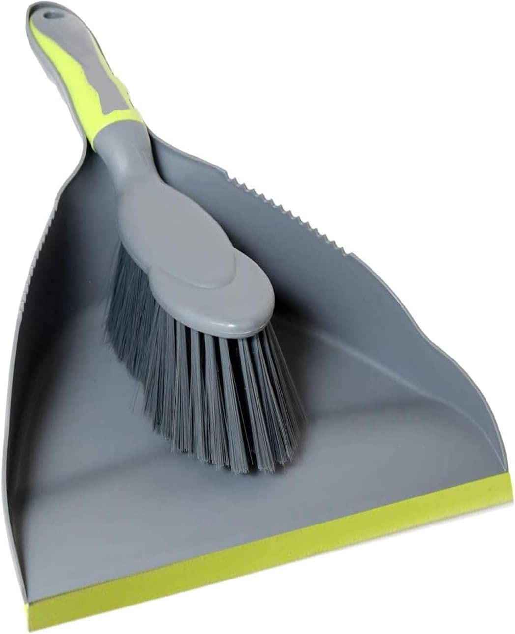 Handheld Dustpan and Broom Set - 3pcs, PET Fiber Bristles for Floors & Tables8