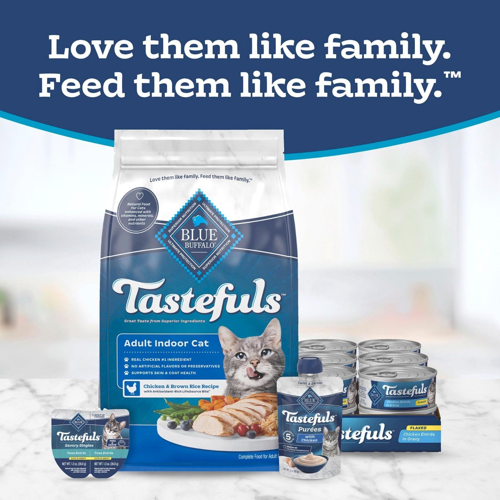 Savory Chicken Flaked Wet Cat Food, 3 oz Cups, 4 Pack   Grain Free & Natural8