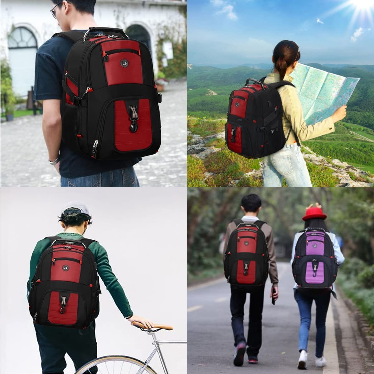 Large Travel Laptop Backpack for Women   Stylish Work & College Bag, Durable & S5
