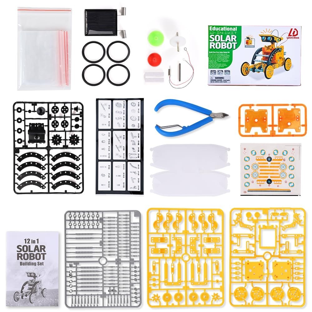 12 in 1 STEM Solar Robot Kit   Educational Building Toys for Kids 8 13 Years5