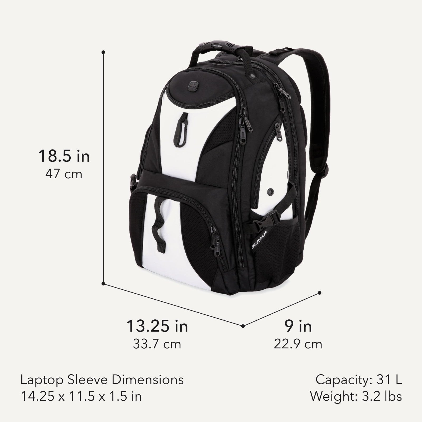17 Inch Laptop Backpack, TSA Friendly Lay Flat Design, RFID Protection, Tablet P2