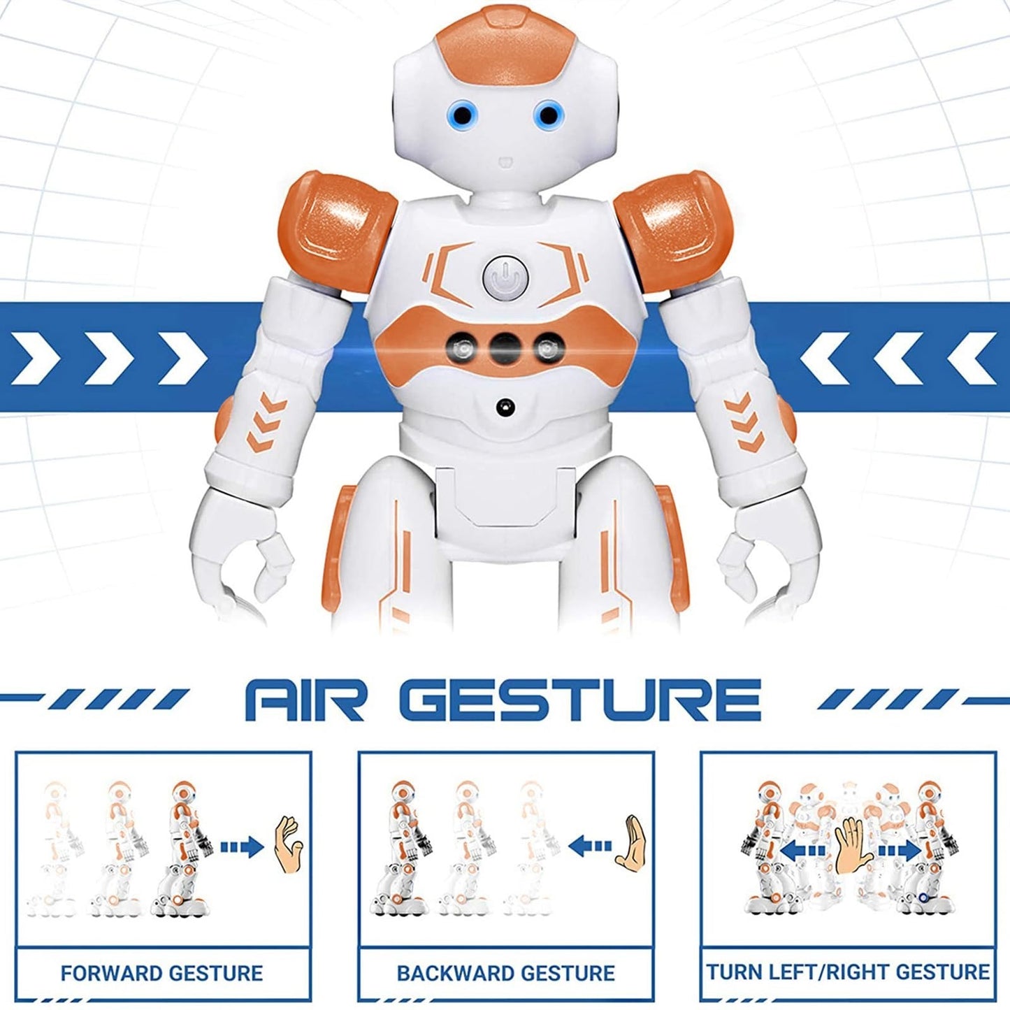 Programmable RC Robot Toy for Kids   Gesture Control, Smart Remote, Gift for Age3