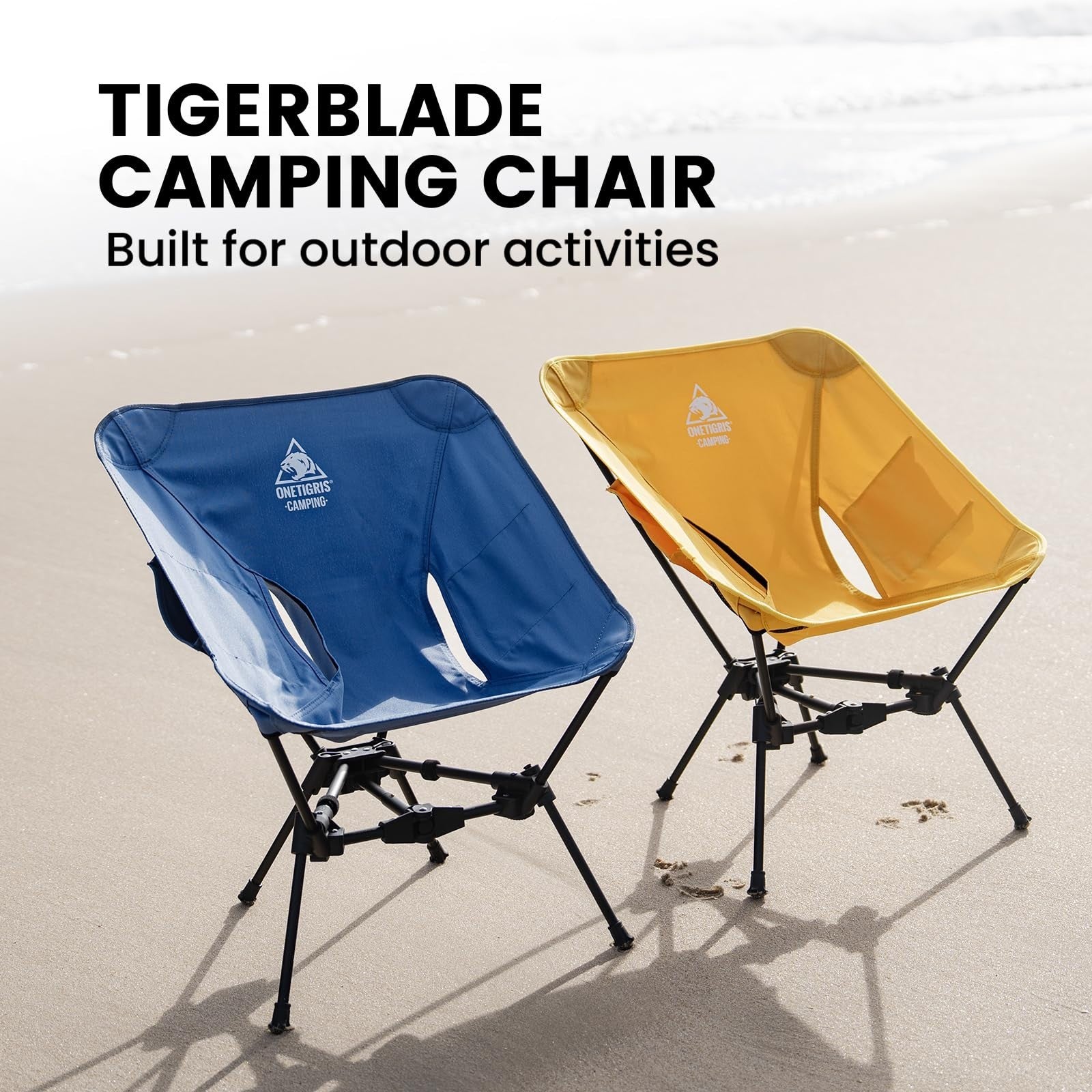 Lightweight Folding Camping Chair - Portable Backpacking Chair, 330 lbs Capacity3