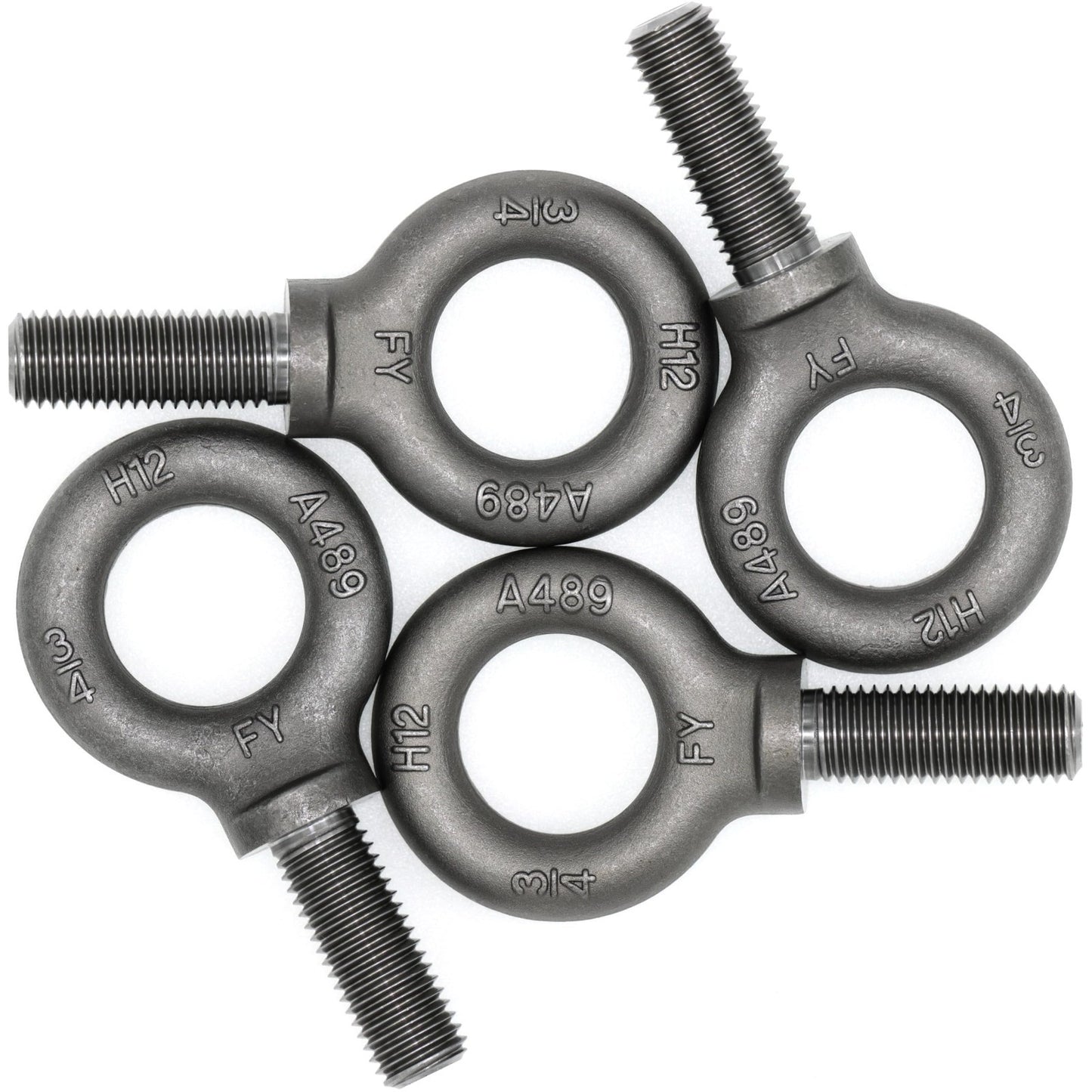 4 Pcs Lifting Shoulder Eye Bolts 3/4"-10 X 2 | Heavy Duty Hardware Fasteners1