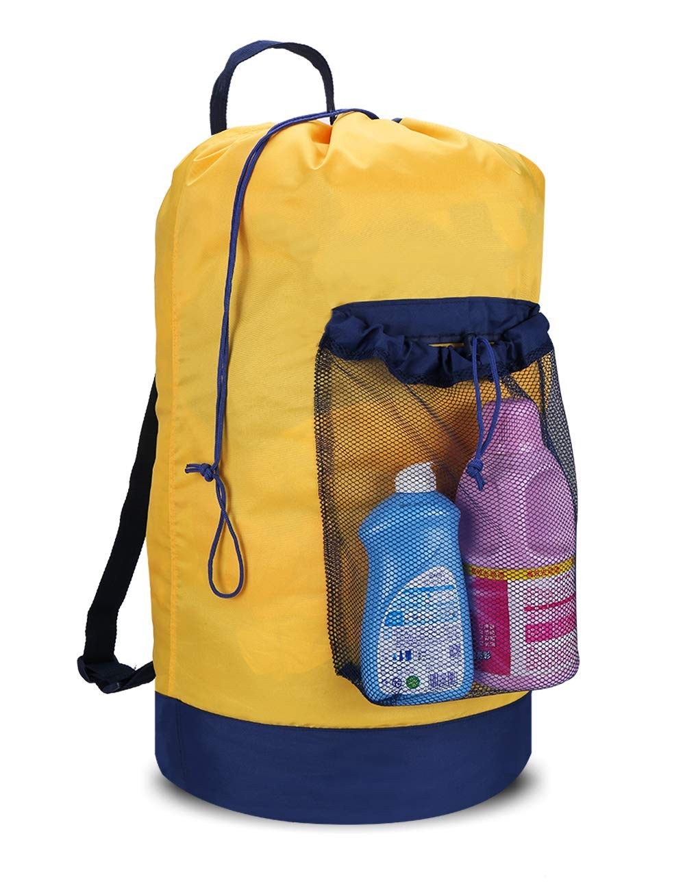 Optimized eBay Title:  "Durable Laundry Backpack with Shoulder Straps & Mesh Po1