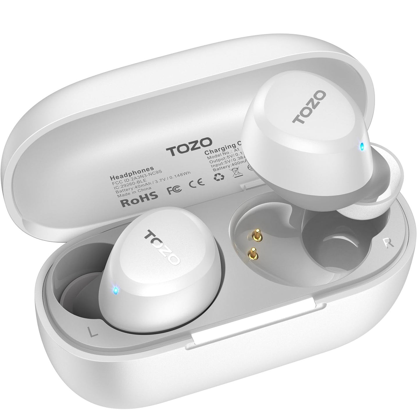 Wireless Earbuds Bluetooth 5.3, IPX5 Waterproof, AI Call Mics, Premium Sound, Ch1