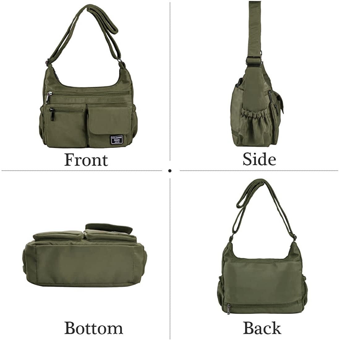 Lightweight Waterproof Crossbody Bag for Women | RFID Travel Shoulder Purse3