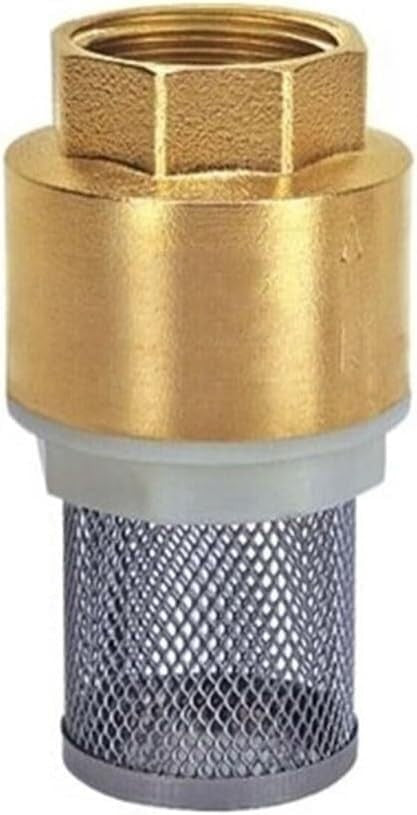 Garden Hose Water Filter Pump - Brass 304 Stainless Steel Mesh Suction Valve DN11