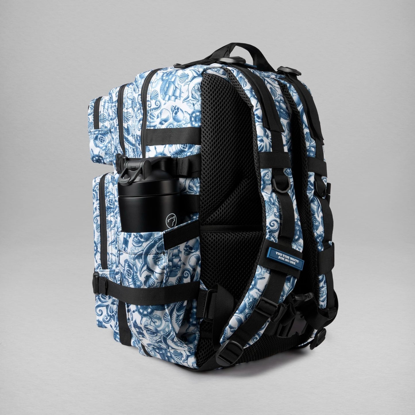 Durable 45L Waterproof Gym Backpack   MOLLE Webbing, Laptop Pocket, Athletic Gea3