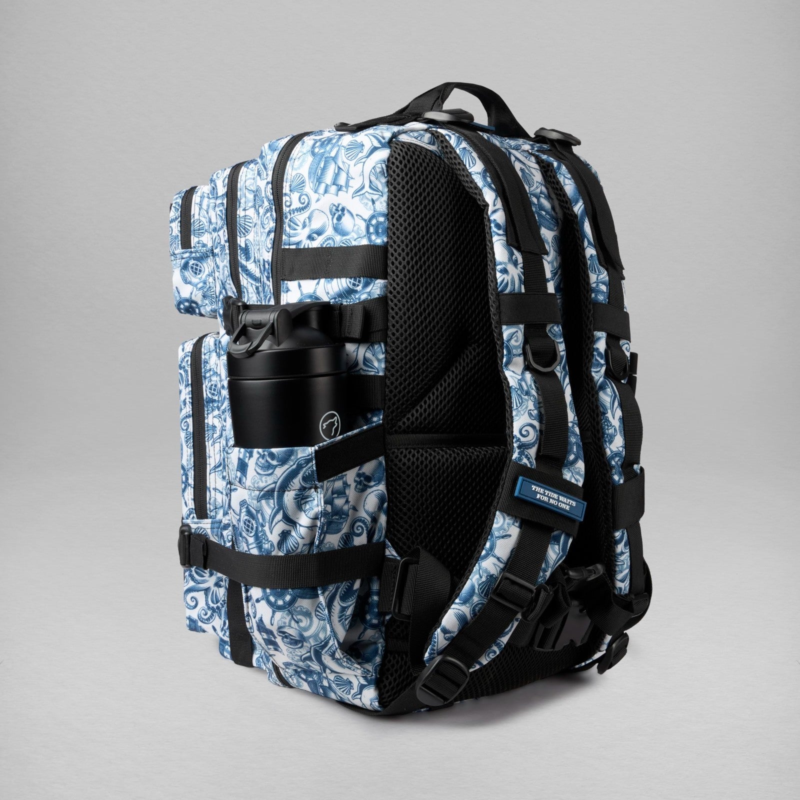 Durable 45L Waterproof Gym Backpack   MOLLE Webbing, Laptop Pocket, Athletic Gea3