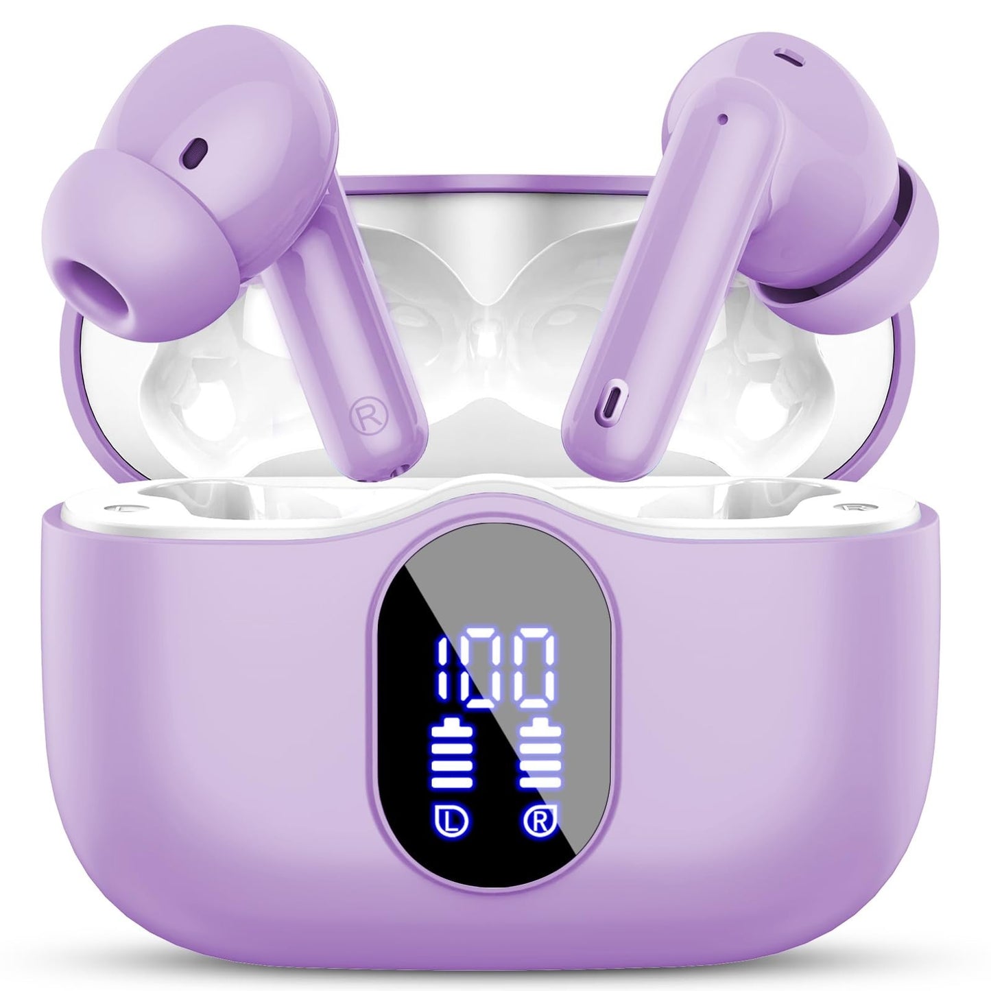 Wireless Bluetooth 5.4 Earbuds, Noise Cancelling, IP7 Waterproof, 36H Playtime,1