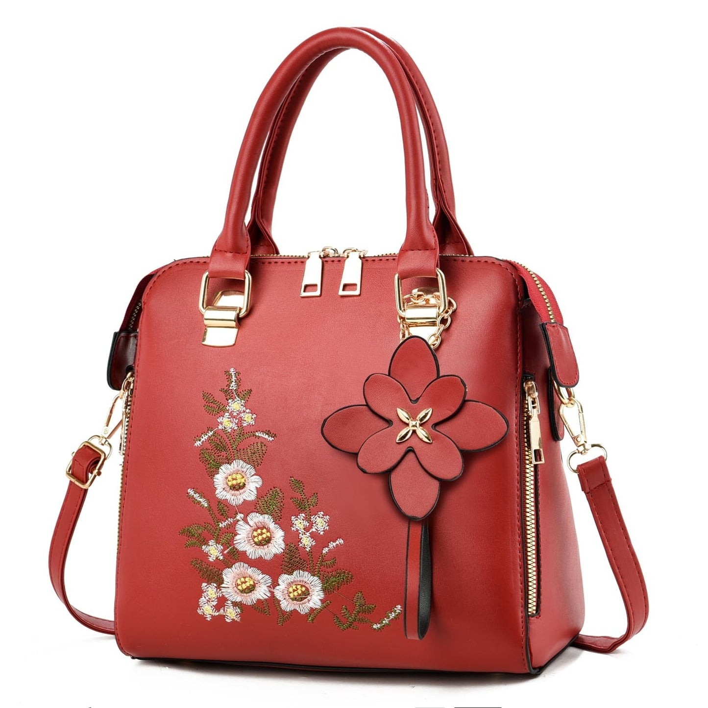 Vintage Embroidered Crossbody Purses for Women - Stylish Satchel Handbags1