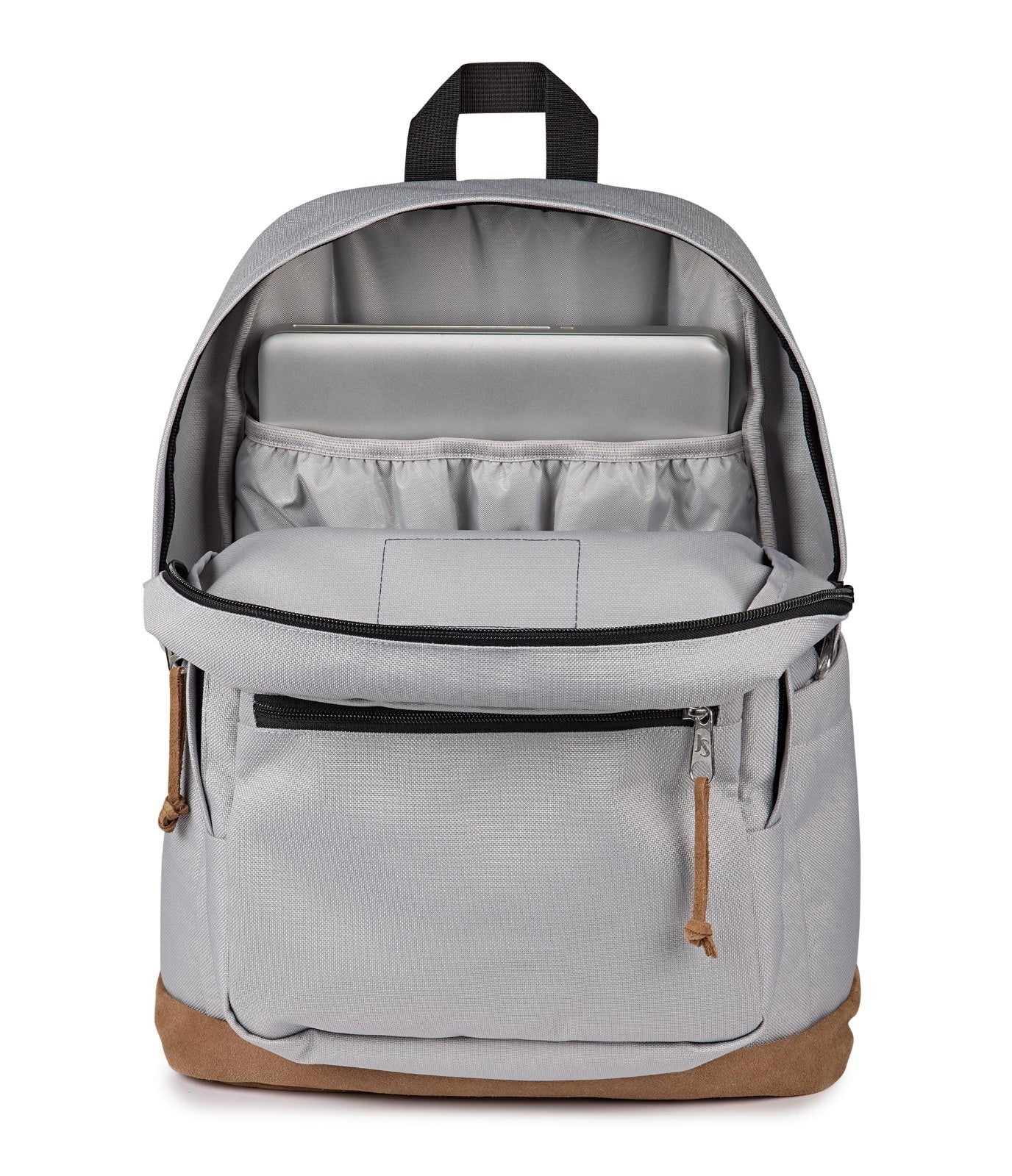 Durable Daypack Backpack with Padded 15" Laptop Sleeve & Water Bottle Pocket   G6