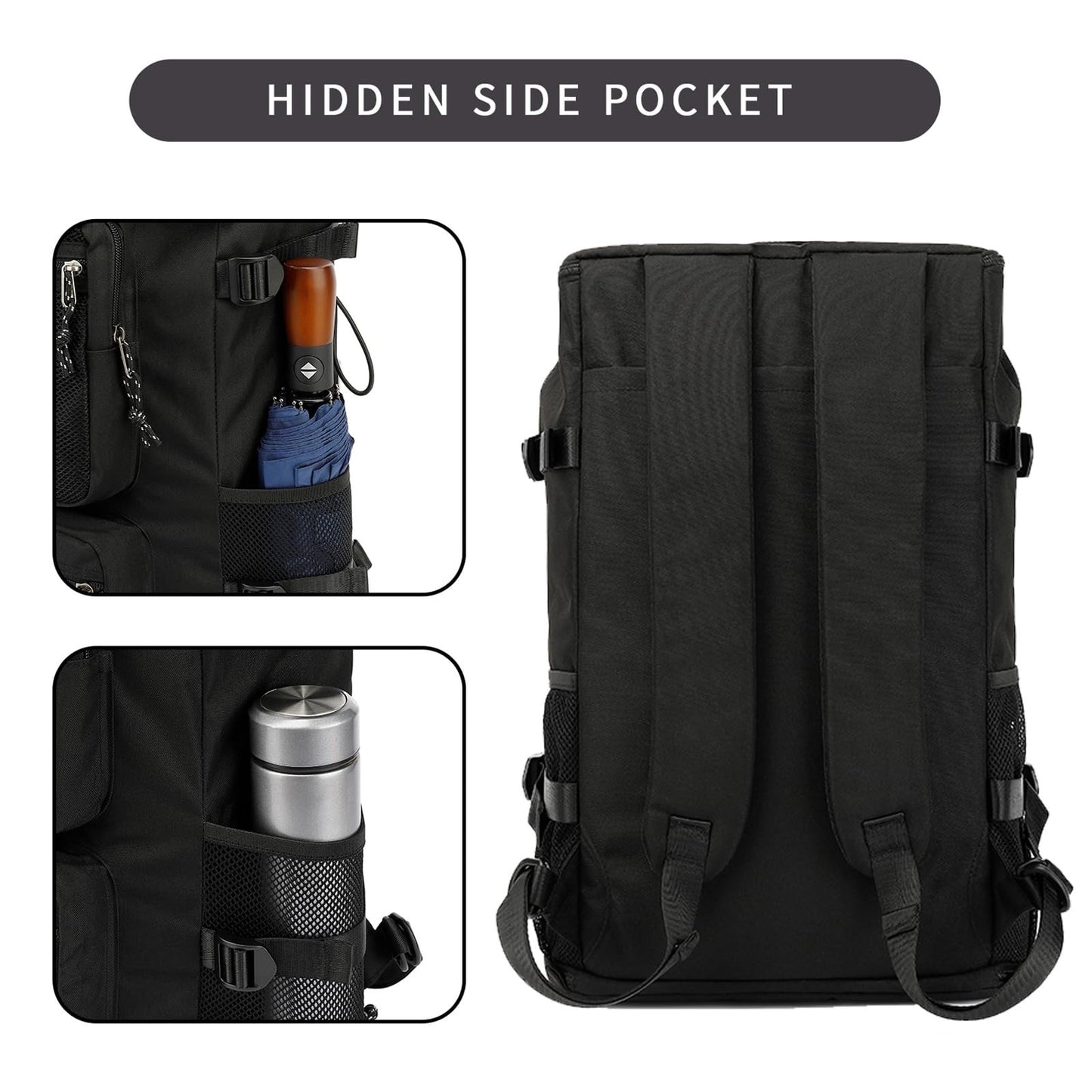 Waterproof Gym Duffel Backpack with Shoe Compartment   4 Carry Methods, Sports &5