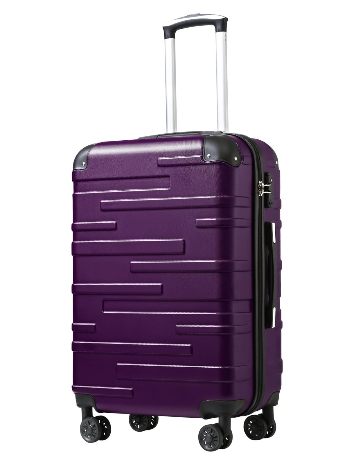20" Hardside ABS Luggage with TSA Lock, 360° Spinner Wheels, Scratch-Resistant,0