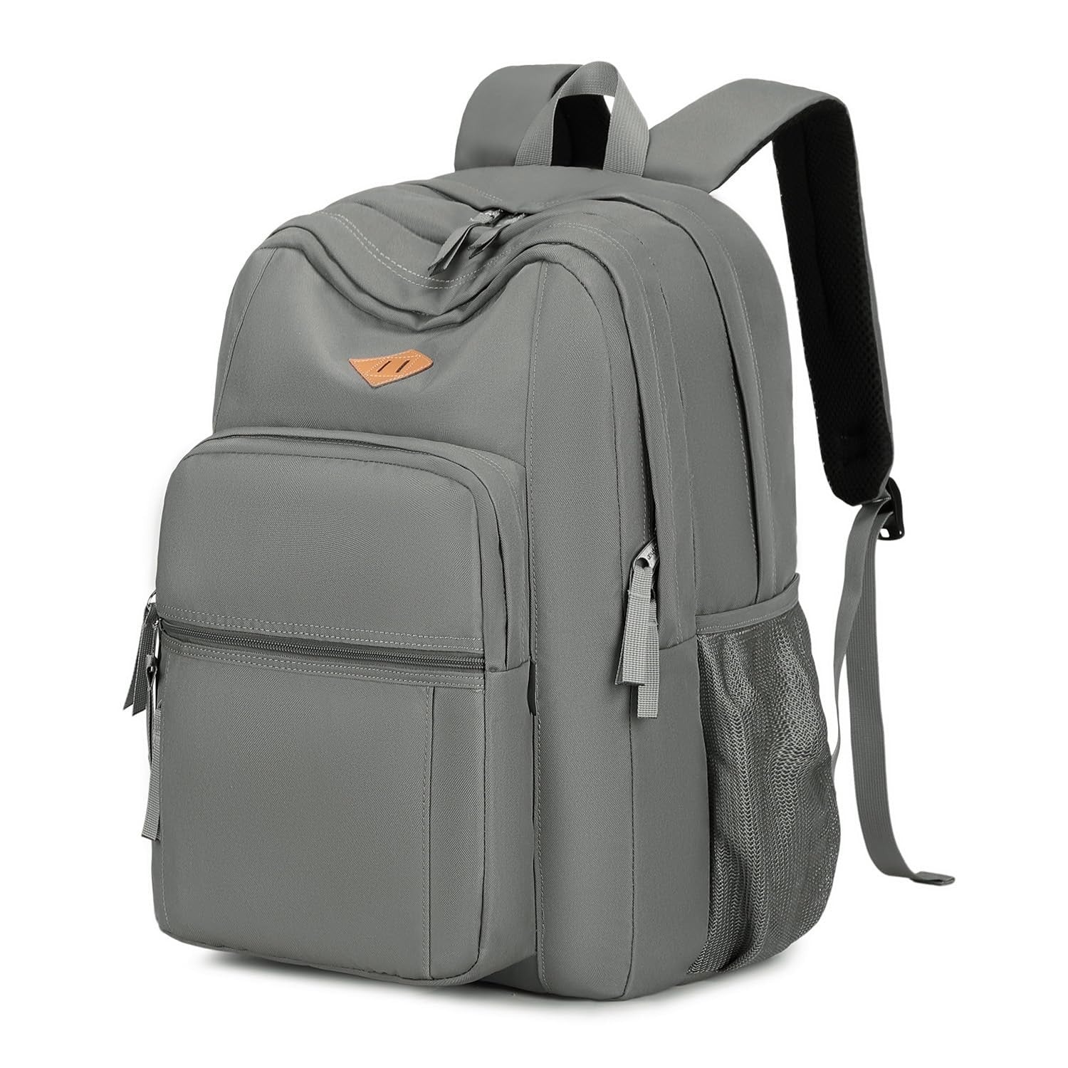Water Resistant Large Travel Backpack for College, School, Men & Women   Grey1