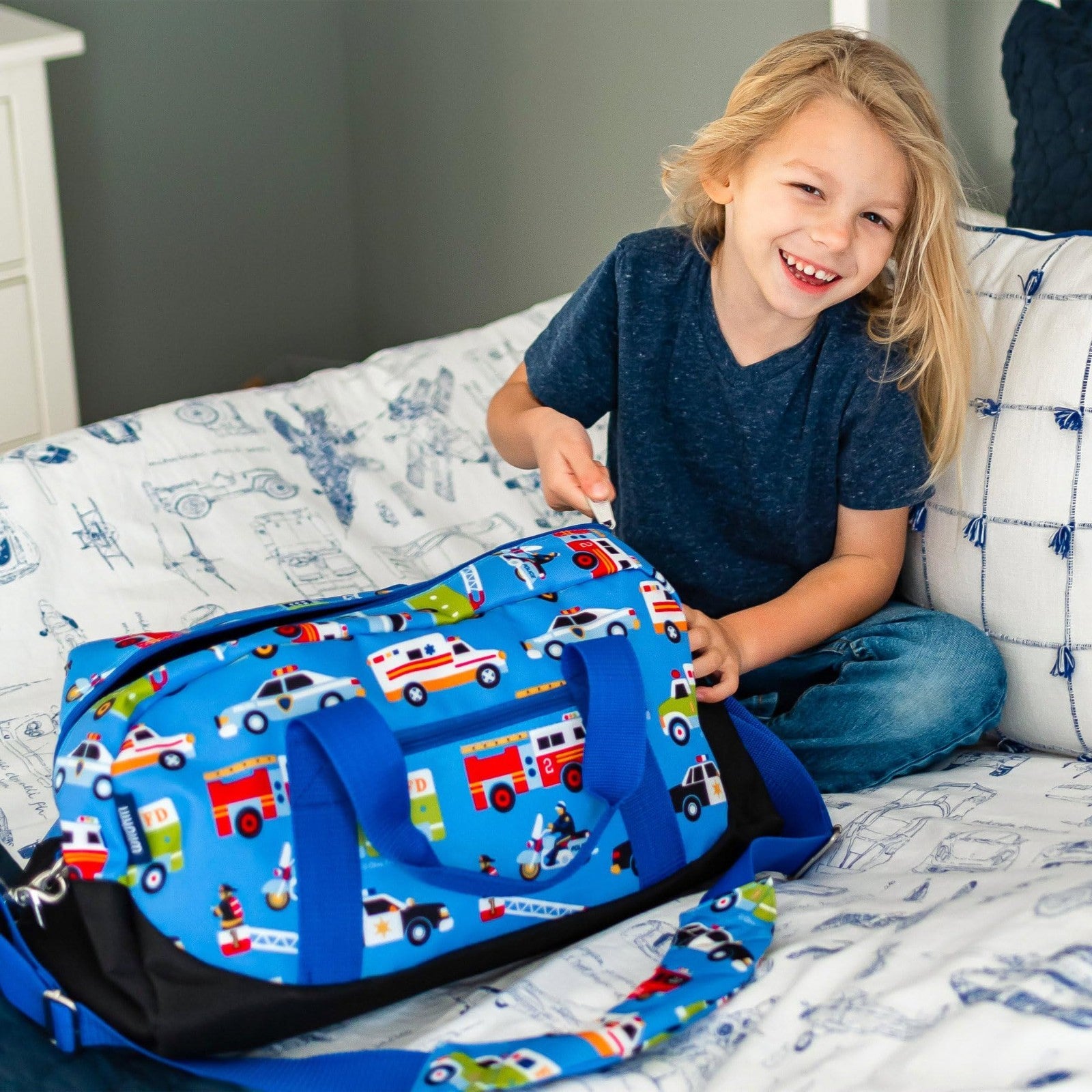 Kids Overnighter Duffel Bag - Carry-On Size, Perfect for School & Sleepovers2