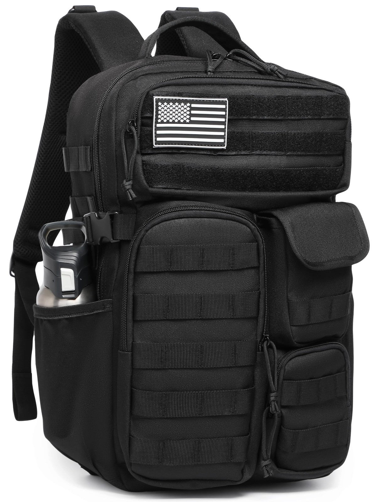 Waterproof Tactical Backpack 25L   Military Outdoor Rucksack with Multiple Pocke1