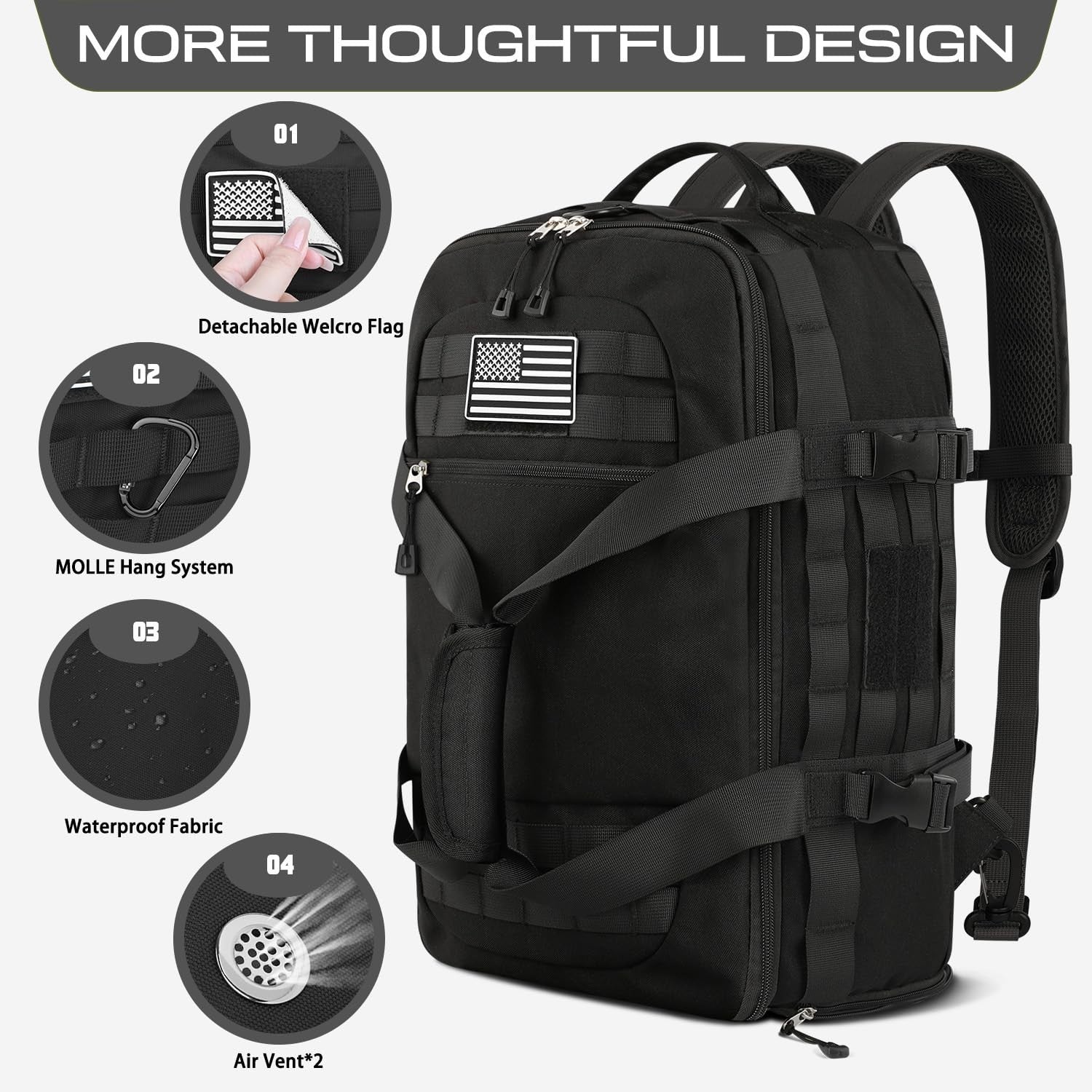 Airline Approved Gym Bag for Men & Women   Carry On Luggage 22x14x9, Travel Read3