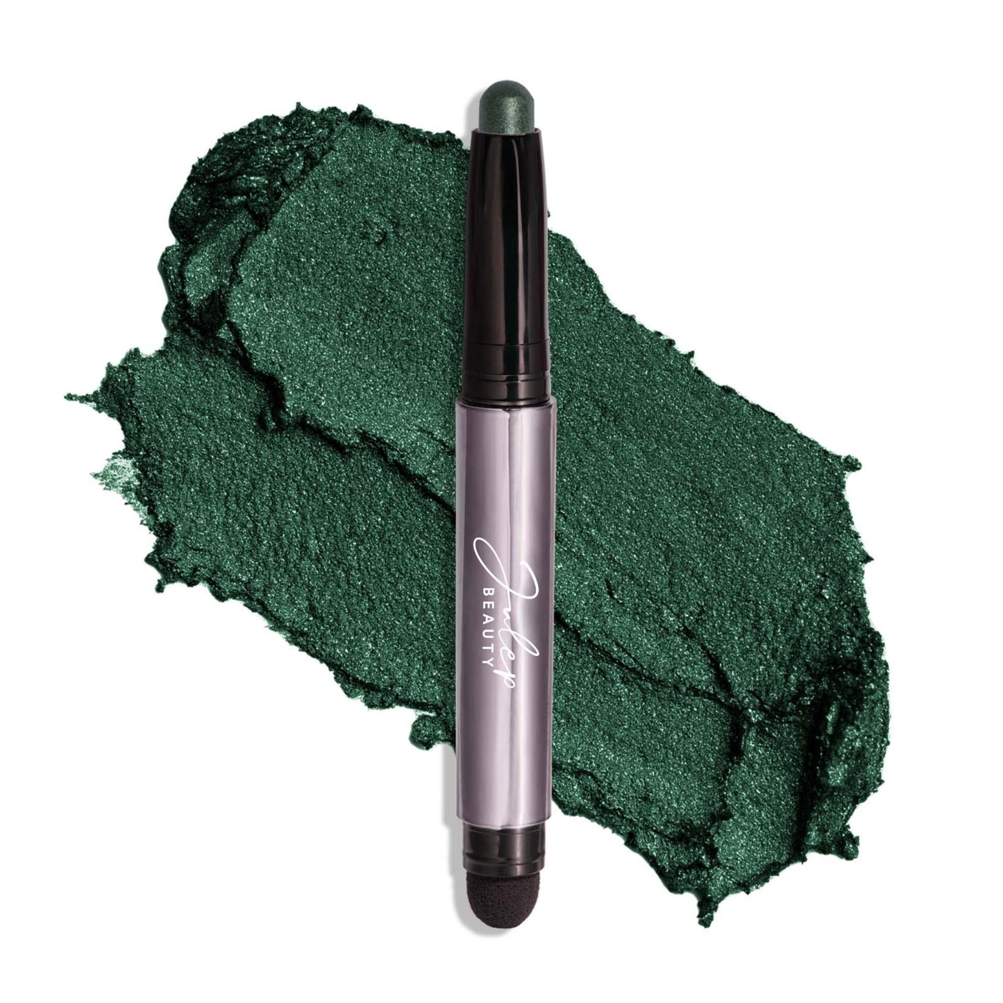 Crème-to-Powder Eyeshadow Stick - Evergreen Shimmer, Long-Lasting Color, Easy Ap1