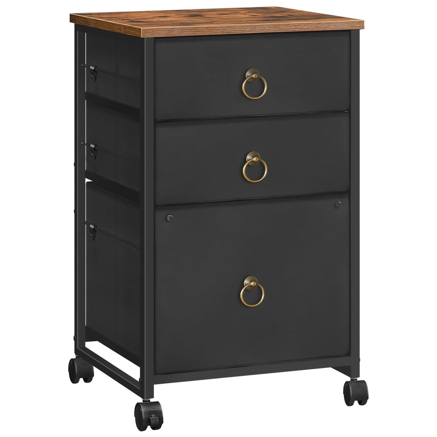 3 Drawer Mobile File Cabinet   Vertical Under Desk Storage, Rolling Printer Stan1