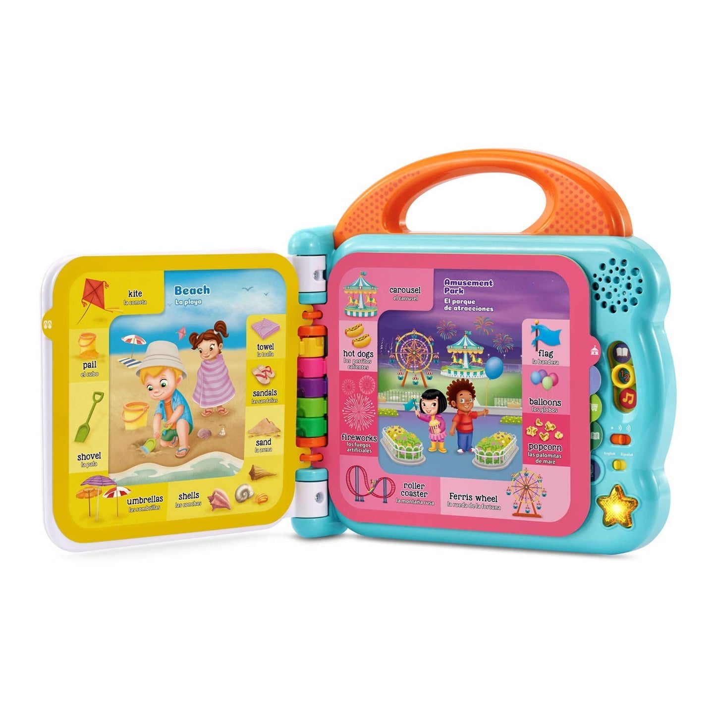 100 Words About Places I Go Book   Educational Learning Toy for Kids, Interactiv4