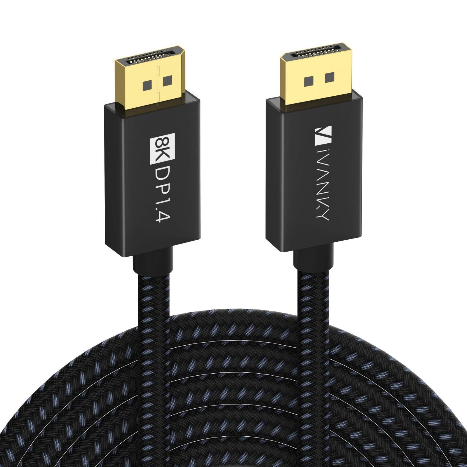 High Speed 15ft DisplayPort 1.4 Cable, 8K@60Hz, 4K@240Hz, HBR3, HDR, Gaming Moni1