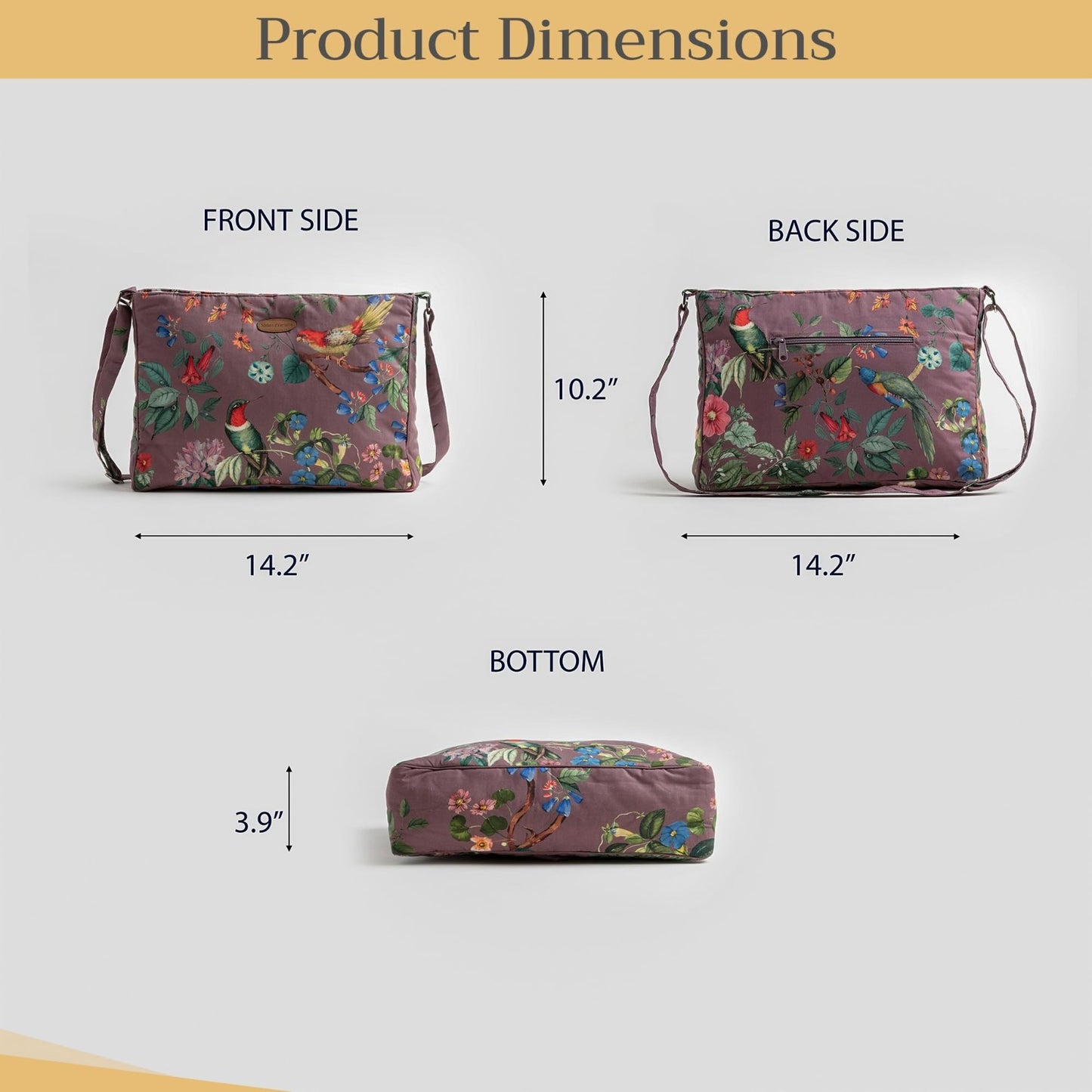Stylish Cotton Shoulder Bag for Women   Versatile Handbag, Everyday Use, Fashion4