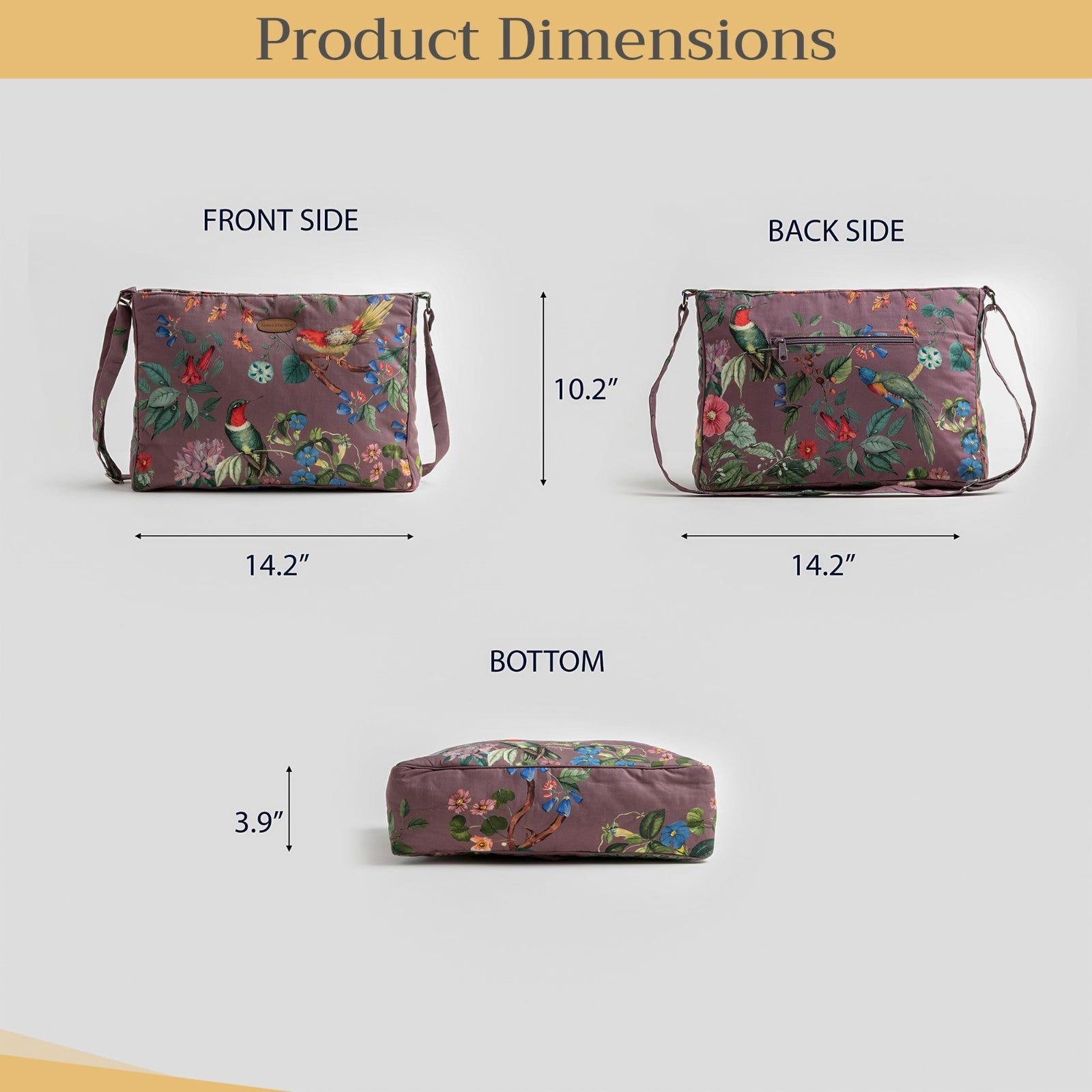 Stylish Cotton Shoulder Bag for Women   Versatile Handbag, Everyday Use, Fashion4
