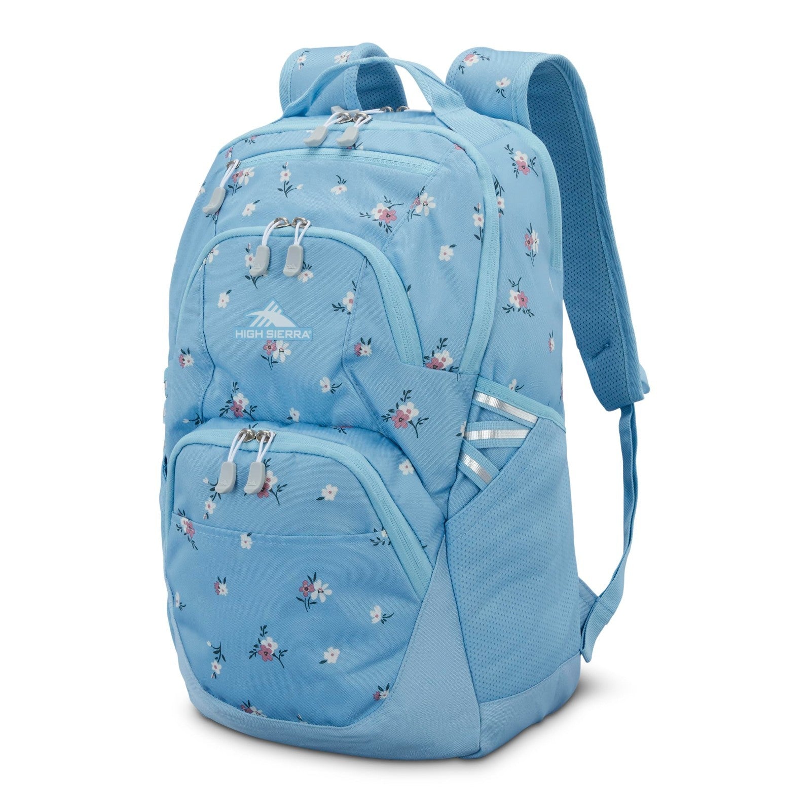 Travel Laptop Backpack with Drop Protection, Tablet Sleeve, Floral/Blue Design0