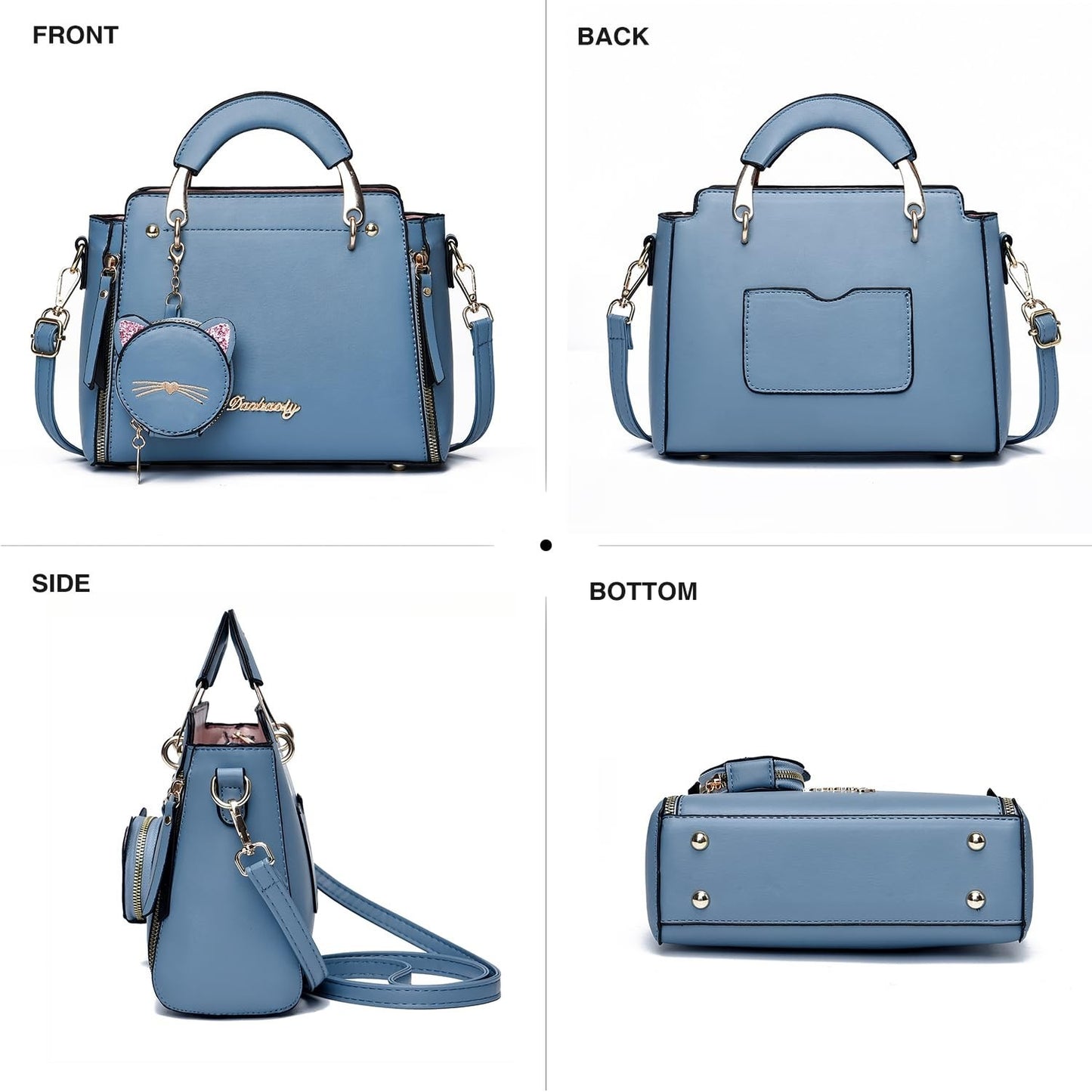 Stylish Women's Crossbody Handbags - Top Handle Satchel & Small Tote Bags3