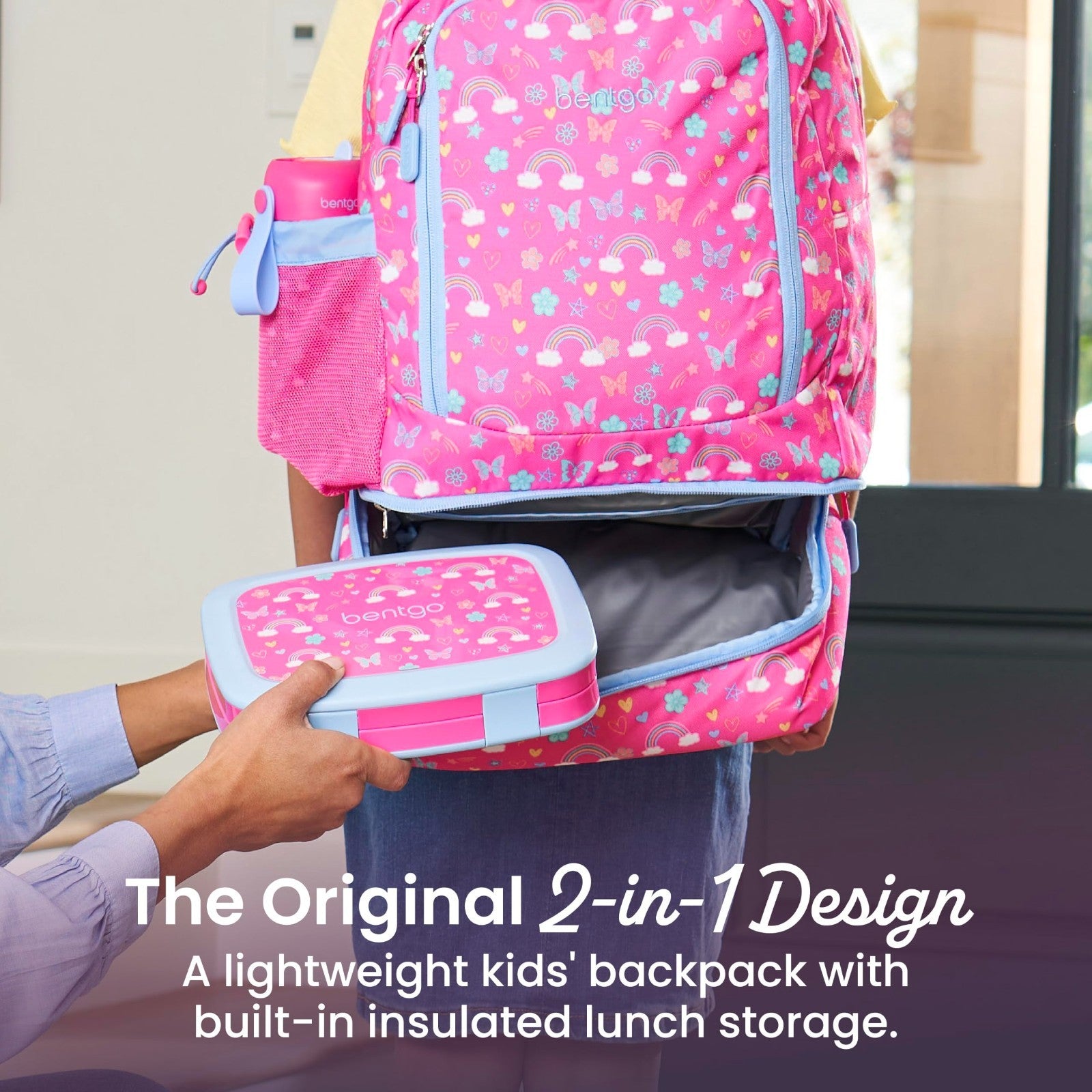 Kids 2 in 1 Backpack & Insulated Lunch Bag Set   Padded Straps, Durable & Stylis2