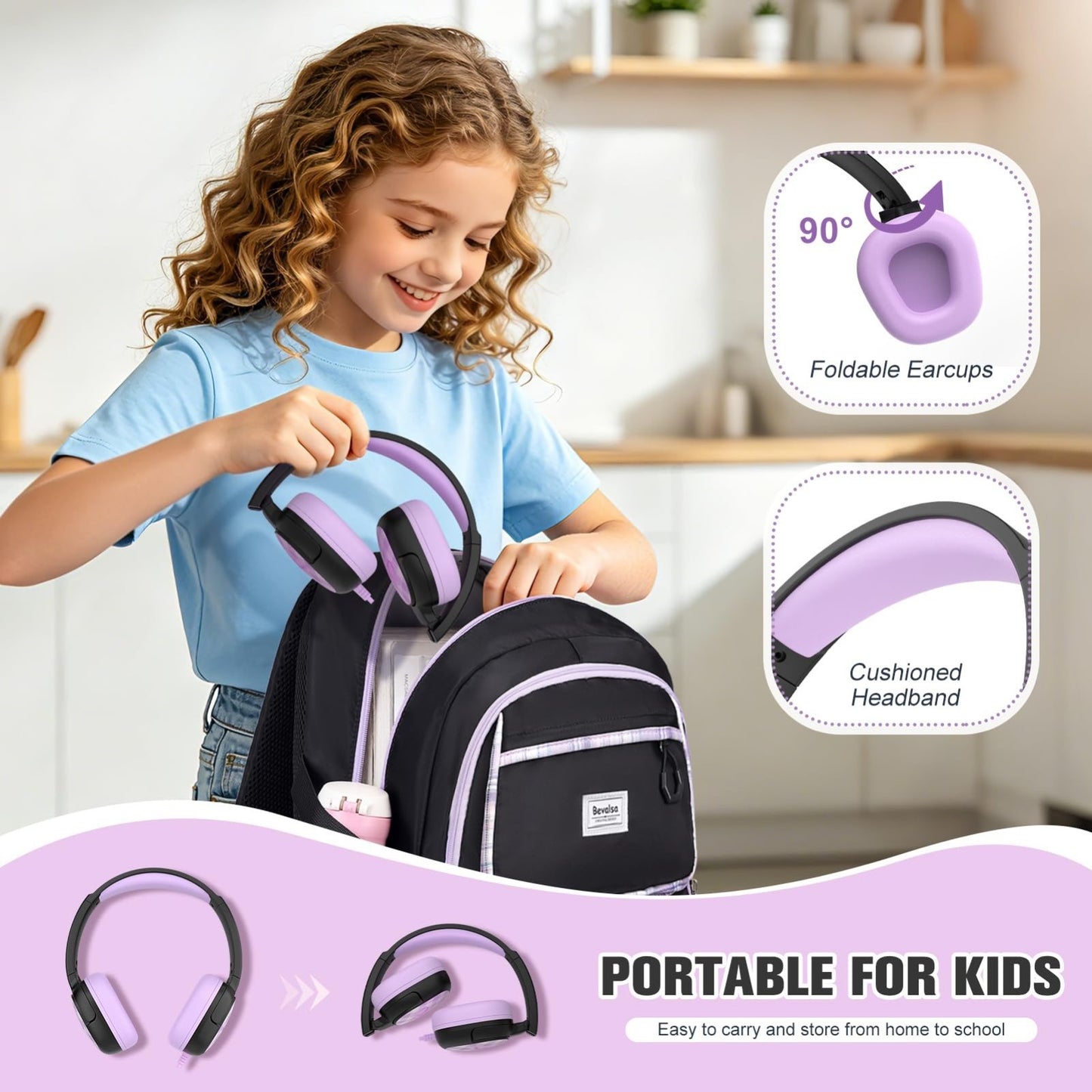 Cute Bow Backpack for Girls   School Bag Set with Lunch Bag & Pen Case3