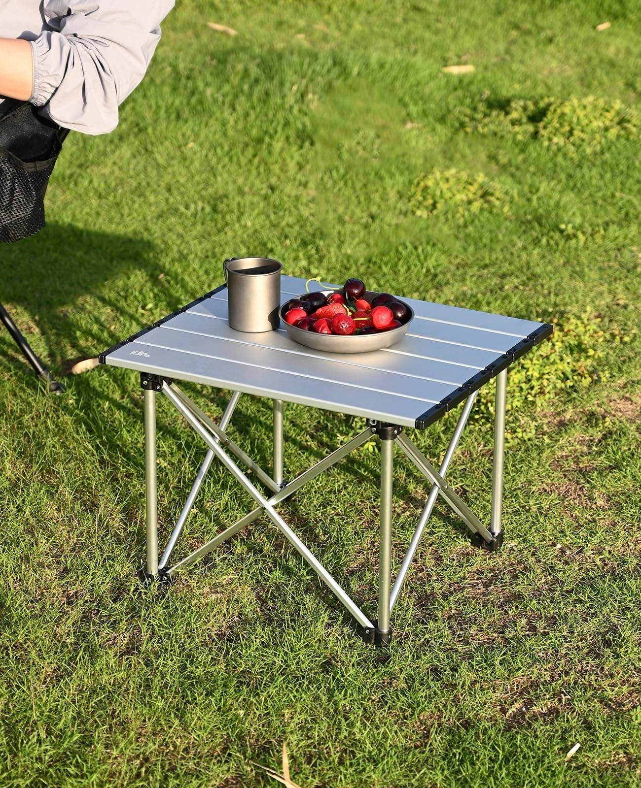 Ultralight Portable Folding Camping Table with Carry Bag - Compact & Durable2