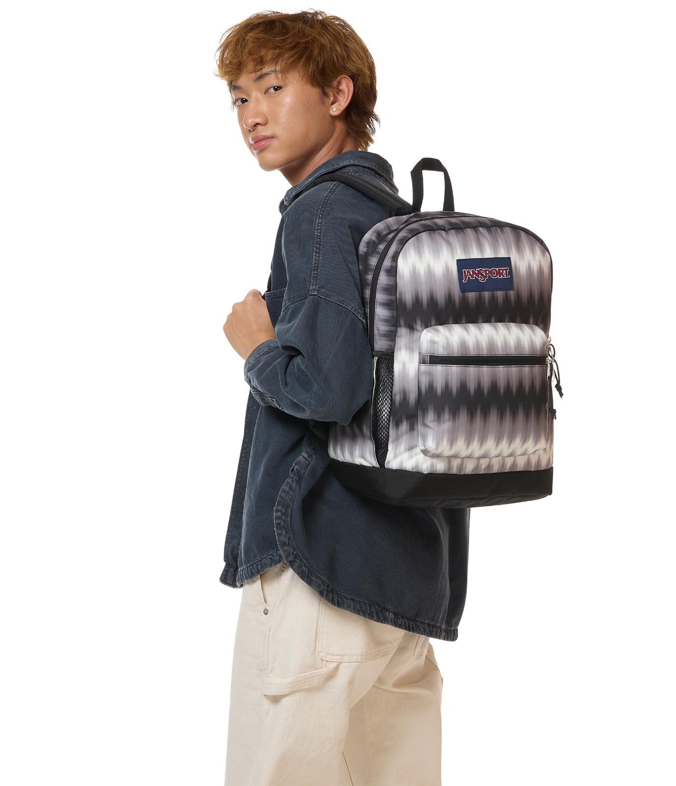 26L Cross Town Plus Backpack, Digi Tie Dye Black, Stylish & Durable School Bag6