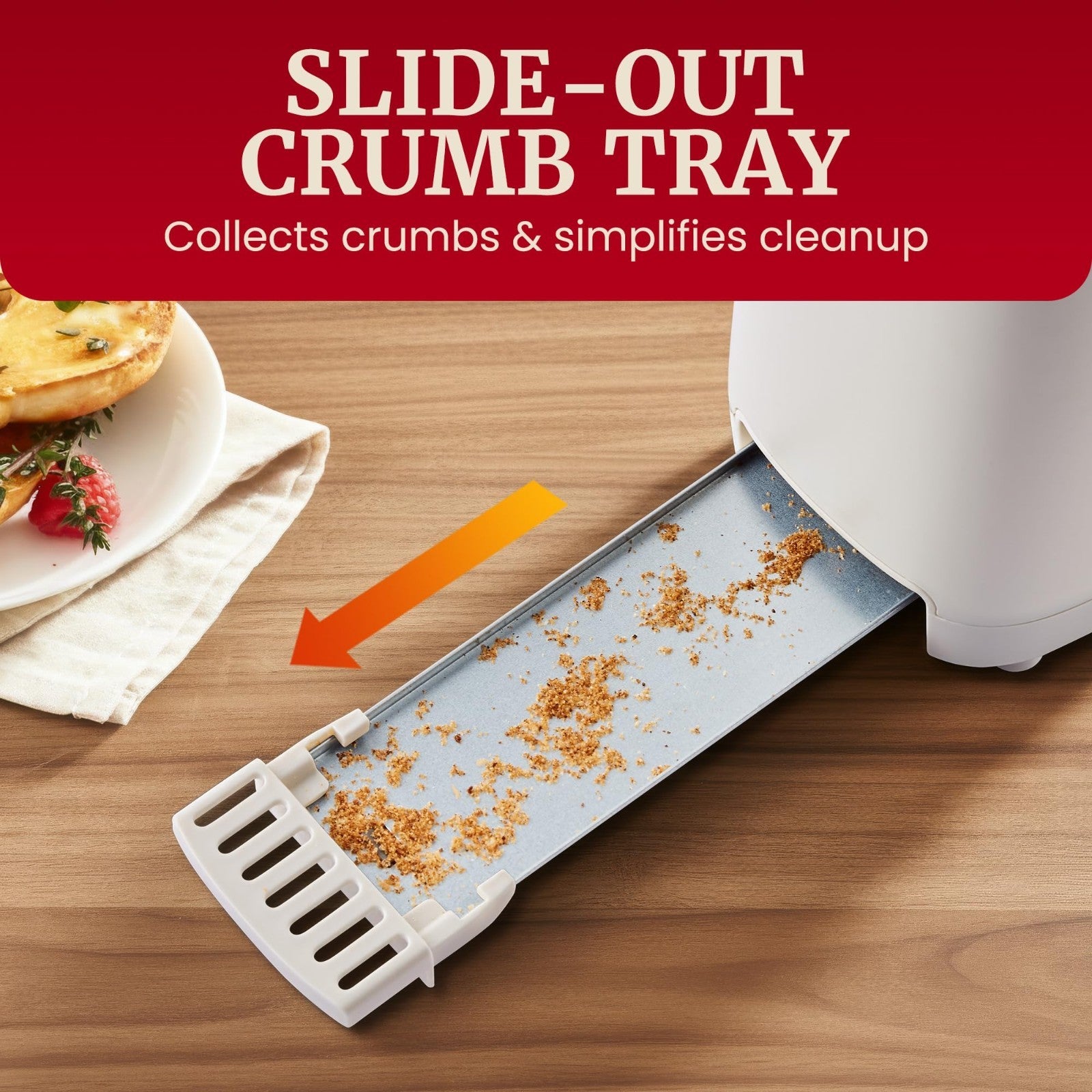 2-Slice Long Slot Toaster with Cool-Touch Body, 6 Browning Levels, Extra-Wide Sl6