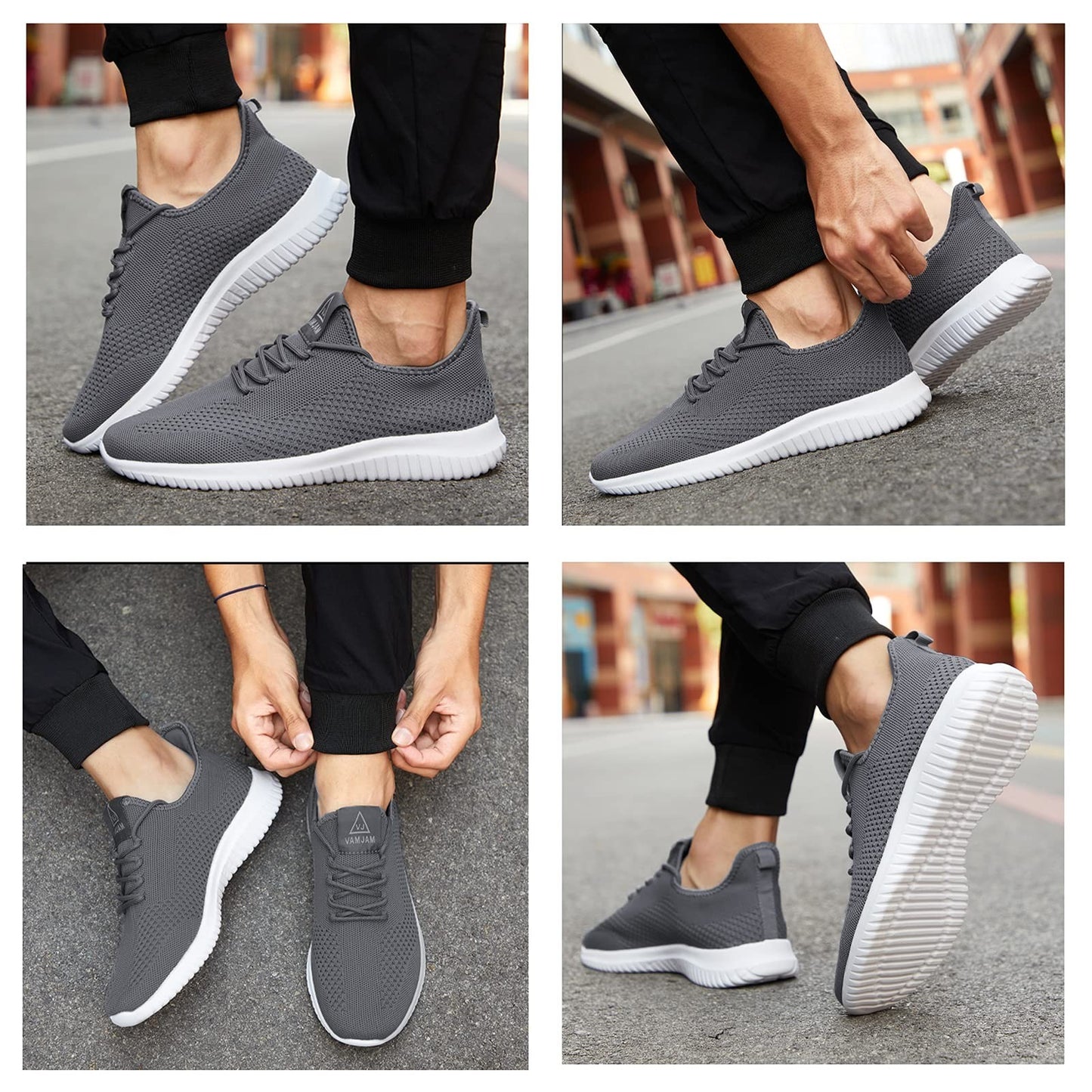 Ultra Lightweight Men's Running Shoes - Breathable Non-Slip Athletic Sneakers fo6