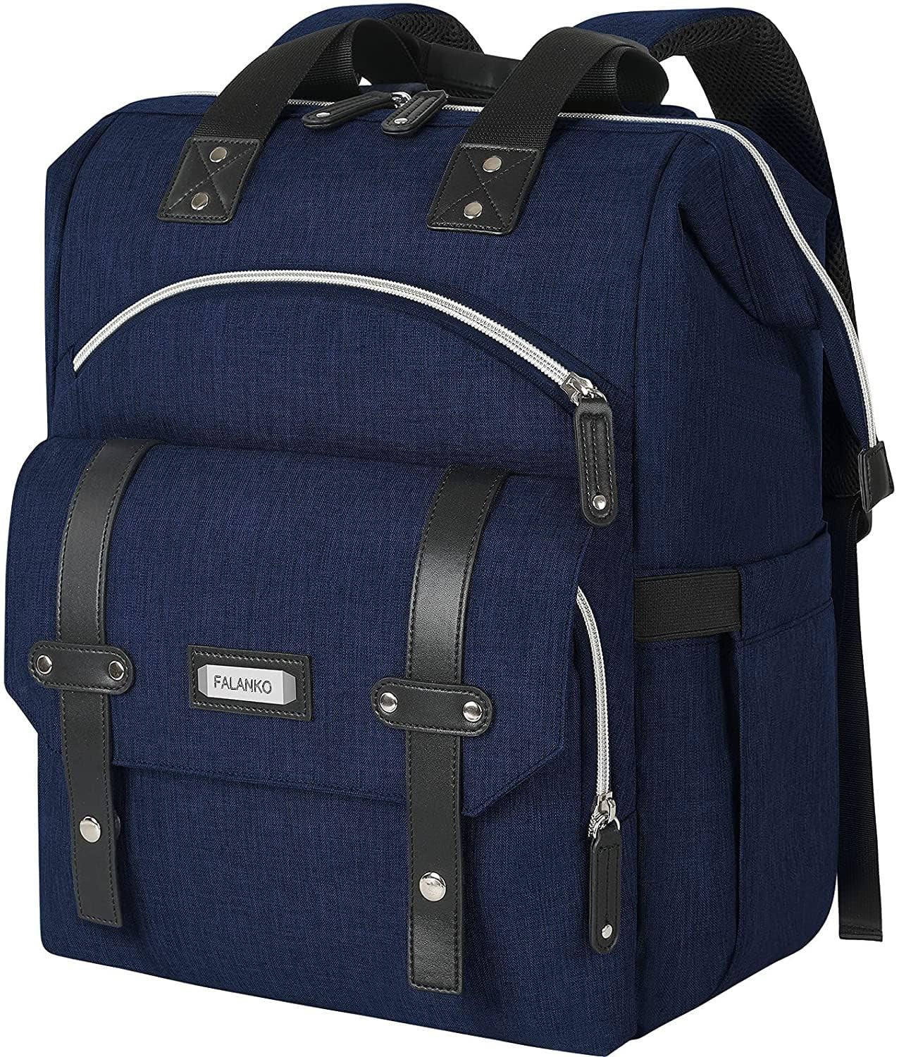 Stylish Laptop Backpack for Women & Men, RFID Anti Theft, 15.6" College Work Bag1