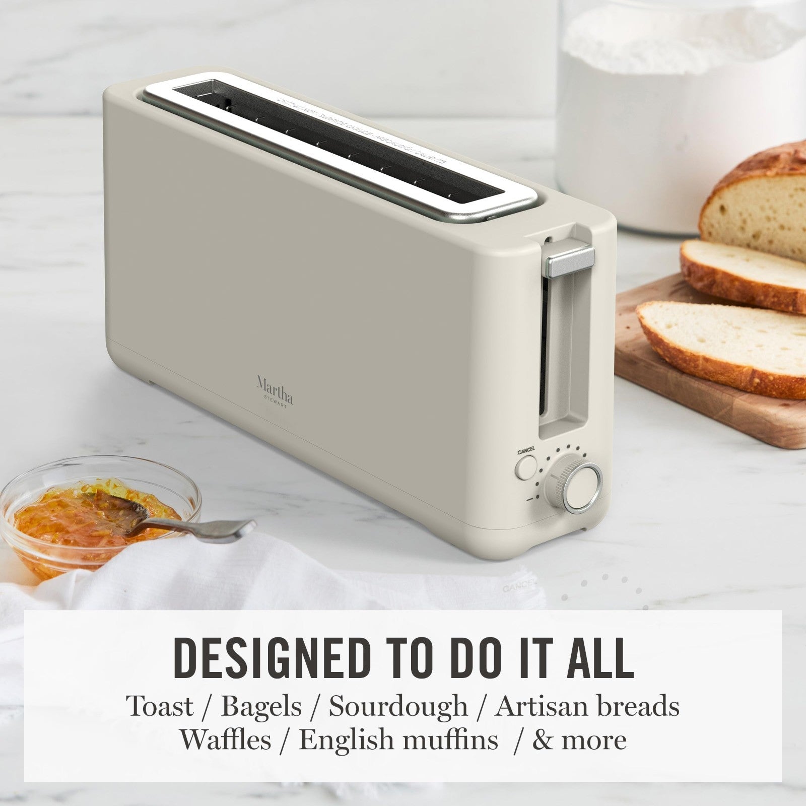 2-Slice Long Slot Toaster - Extra Wide for Sourdough & Bagels, 10 Shade Settings2