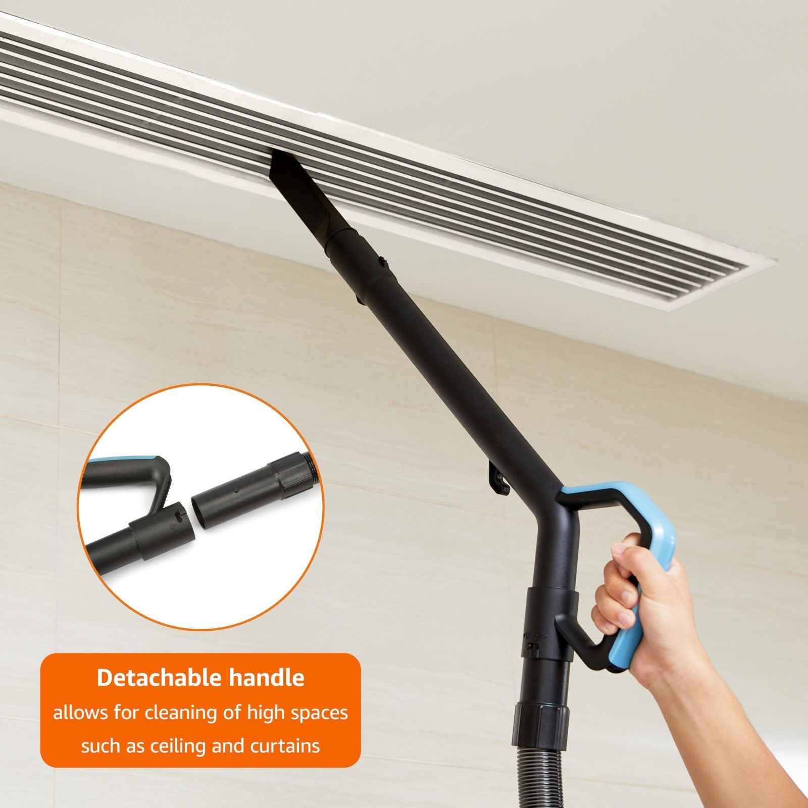 Lightweight Bagless Vacuum Cleaner for Carpet & Hard Floors, Washable Filter, To4