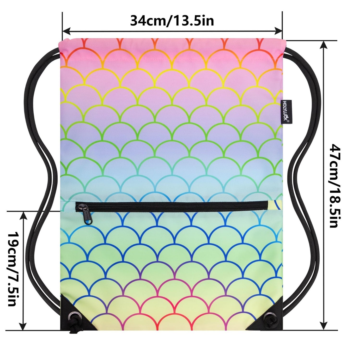 Drawstring Backpack Gym Bag, Lightweight Sport Sackpack for Travel & School2