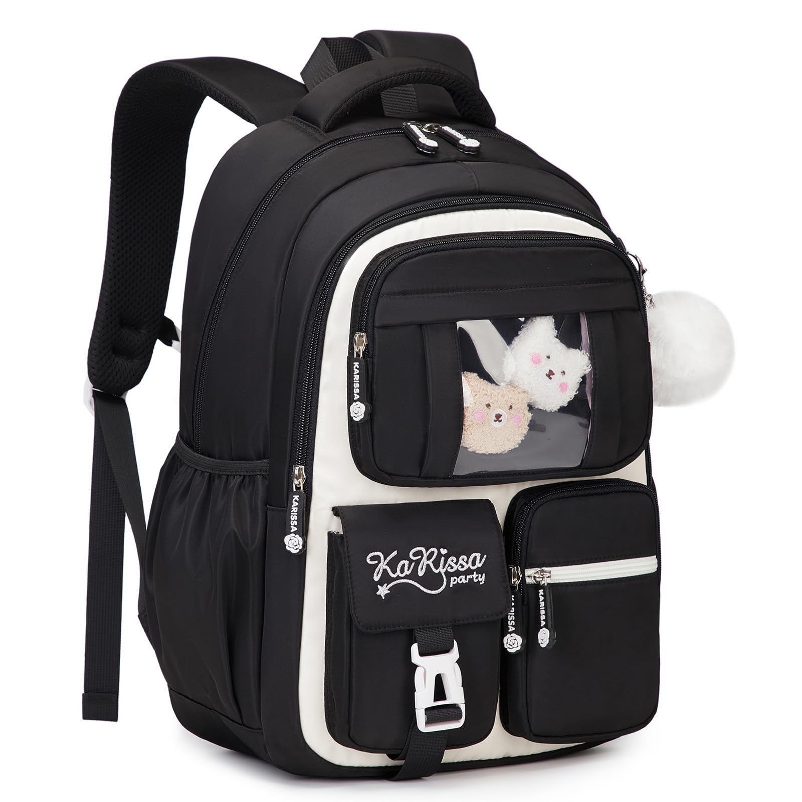 Kawaii Girls Backpack - Stylish School Bag for Middle & Elementary Students - Bl7