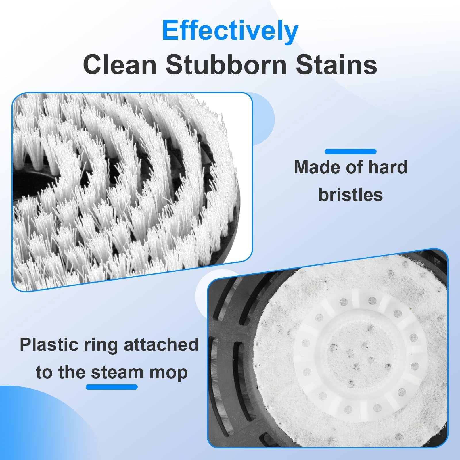 2 Pack Upgraded Replacement Steamer Pads for Shark Steam Mop - Deep Clean Floors3