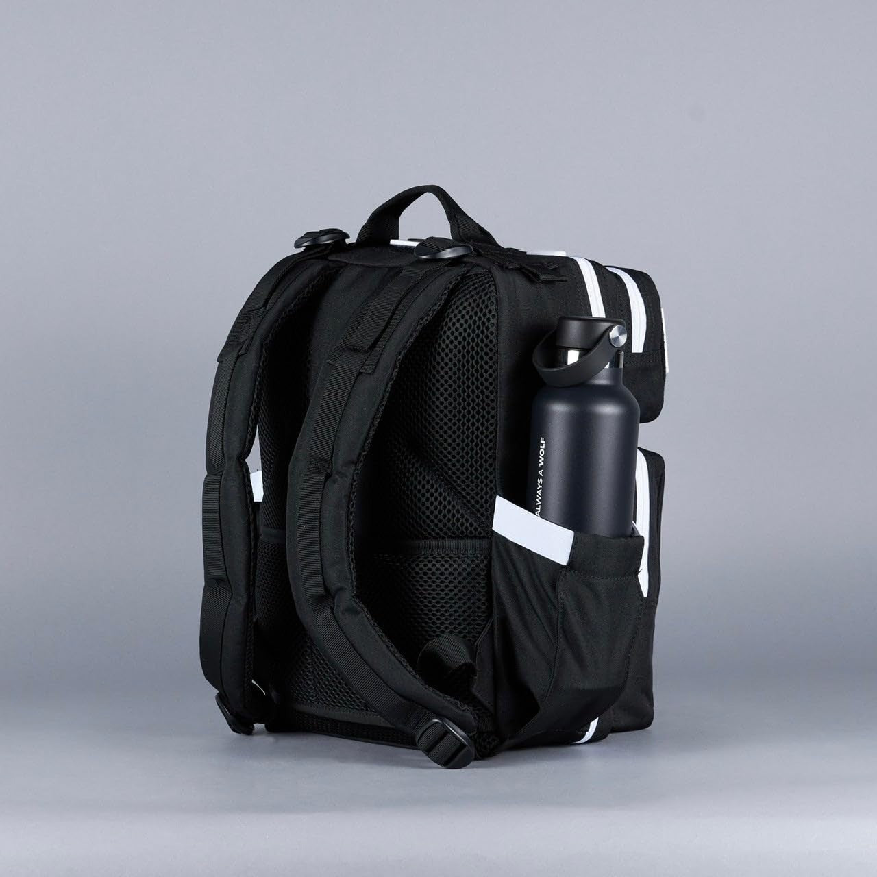 Slim Tactical Gym Backpack   Minimalist Daypack with Laptop Pocket & Cup Holders9