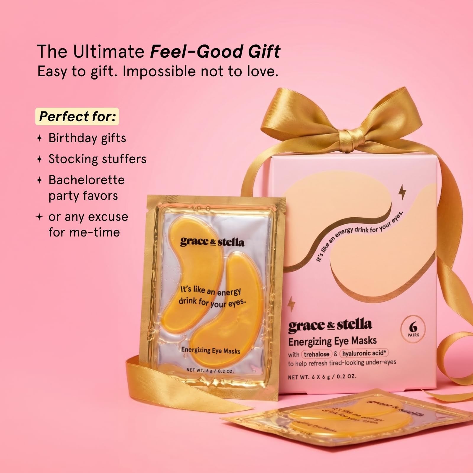 Award-Winning Eye Patches for Puffy Eyes | Under Eye Masks for Dark Circles & Ba8
