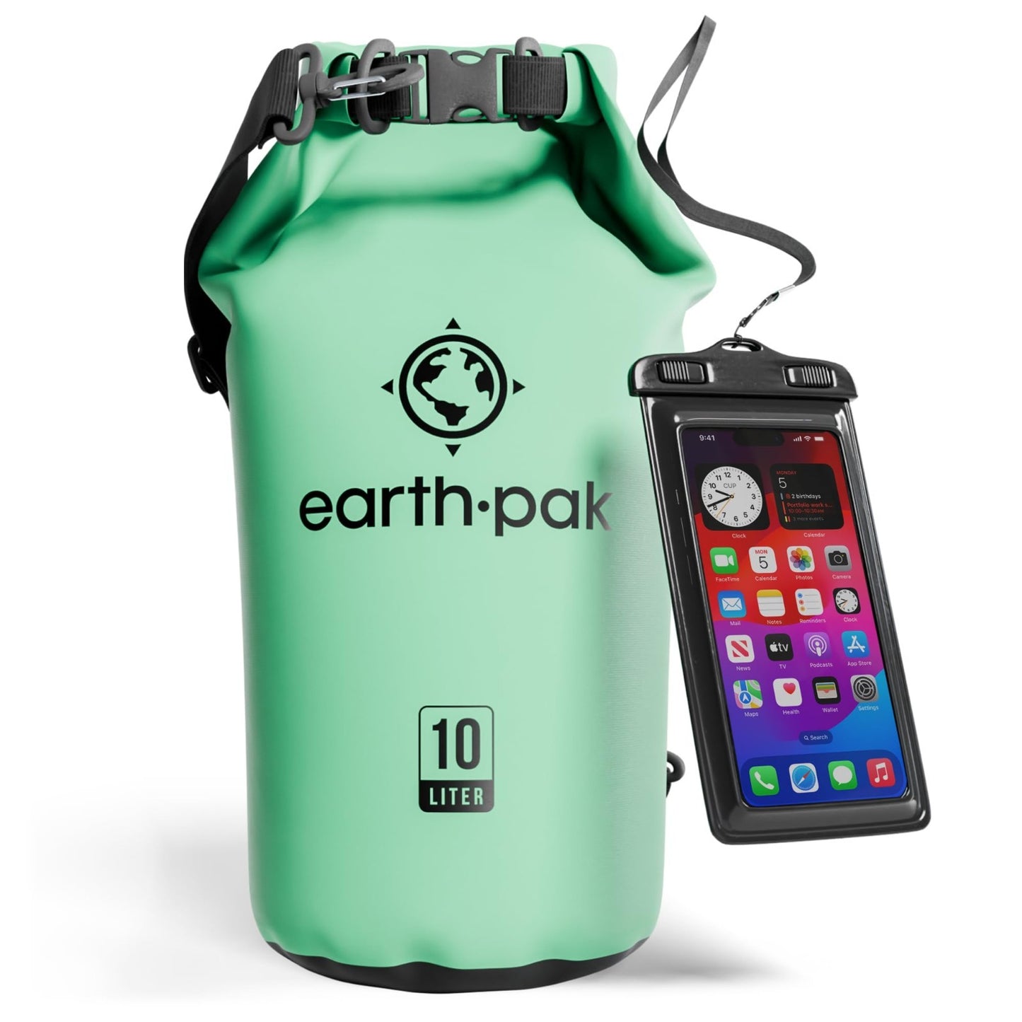 Waterproof Dry Bag Backpack   Roll Top Sack for Kayaking & Outdoor Gear with Pho1