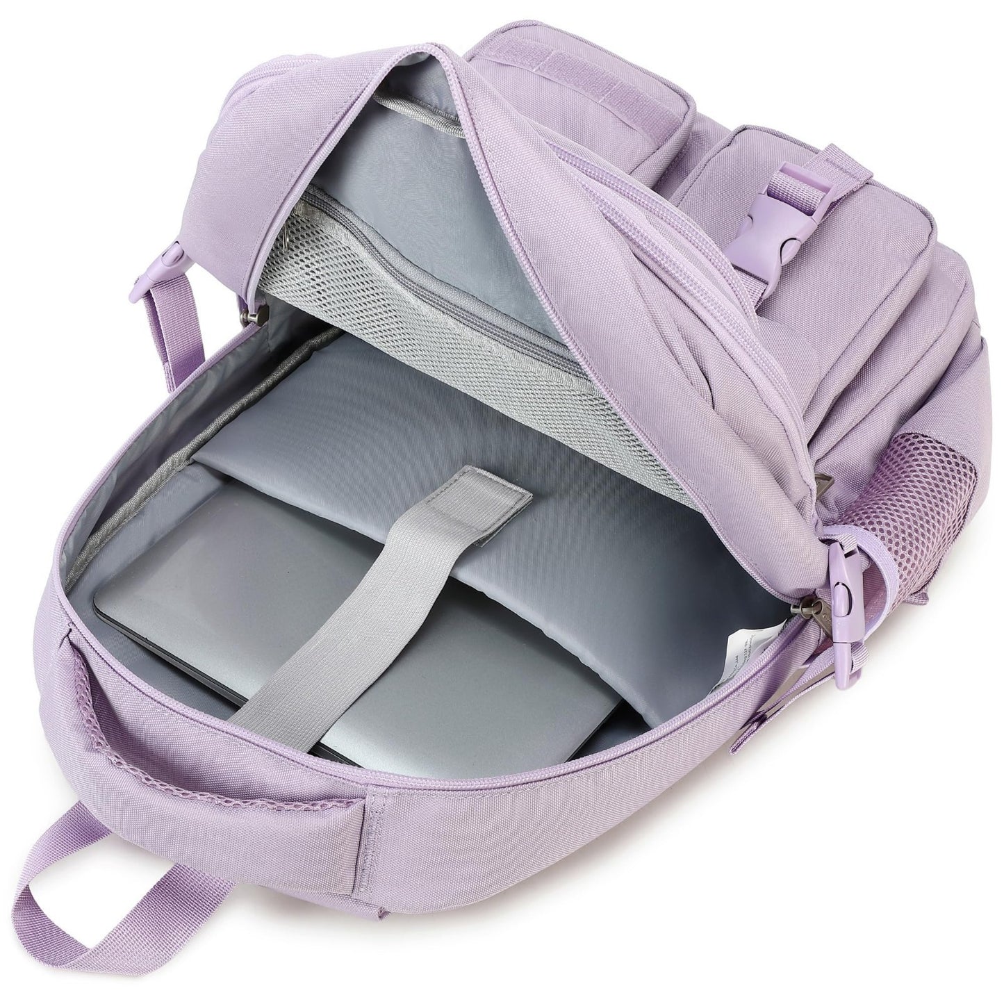 Large Heavy Duty Backpack for School, College, Travel   Multi Pocket Bookbag5