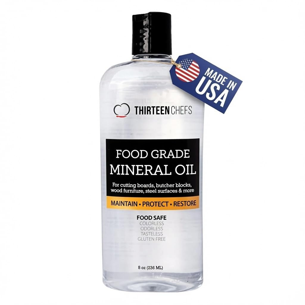 Food Grade Mineral Oil 8oz   NSF Certified for Cutting Boards & Kitchen Use1
